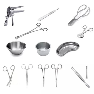 BÁSICO Conjunto de Entrega Instrumentos Quirúrgicos Ginecología Fisiología Cirugía Set 17 Piezas - Imagen 1 de 1