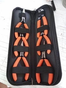 Black + Decker 6 Piece Mini Plier Set In Zip Up Carrying Case BDHT84003 B&D - Picture 1 of 9