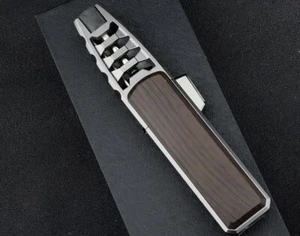 Windproof Straight Torch Blue Flame Lighter Refillable BROWN Color - Picture 1 of 8