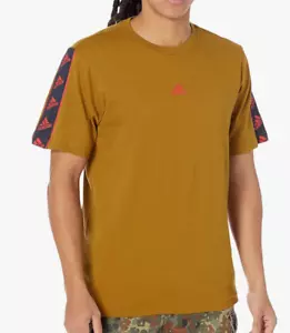 Adidas Men's Brandlove Bronze Strata T-Shirt Spell Out Sleeves 2XL NWT - Picture 1 of 7