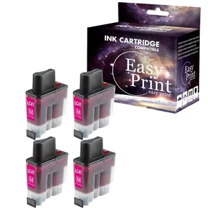 4PK LC41 LC-41 Magenta Ink Cartridge for DCP-110C MFC-210C Printer - Picture 1 of 2