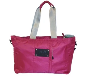 Baby Diaper Bag Changing Pad Baby Bottle Holder Large Capacity Crossbody Pink - Picture 1 of 12