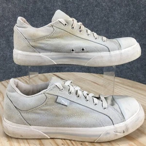 Nike Shoes Womens 8.5 Casual Flats Sneakers Blue Fabric Low Top Lace Up Cap Toe - Picture 1 of 11