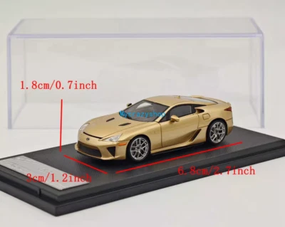 CR SH 1:64 Gold LFA Coupe Sports Model Diecast Resin Car - Image 1 of 4
