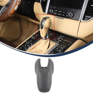 Cubierta de perilla de cambio de marchas de fibra de carbono mate para Porsche MACAN 2014-21 718 911 - Imagen 1 de 10