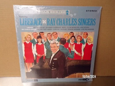 Liberace & Ray Charles Singers Double Star Series LP MCA SEALED [Ford Philco] - Image 1 of 2