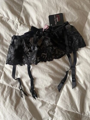 Agent Provocateur Cendrillon Tirantes de Encaje Negro Talla 3 (Mediano) Nuevo con Etiquetas Foto 1 de 4