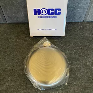 HOGG 8oz Diamond Flask - Stainless Steel - Blank - Brand New - Picture 1 of 2