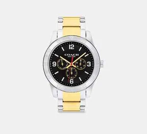 Nuevo reloj Coach para hombre Casey, 42 mm estilo No. C9570 (dos tonos acero inoxidable) - Imagen 1 de 4
