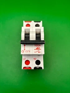 Bill T11NSD 100A doppelpoliger Hauptschalter Isolator - Bild 1 von 4