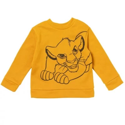 Disney Rey León Simba Niñas Niños Polar Sudadera Dorado/Amarillo! (Talla 7/8) Foto 1 de 2