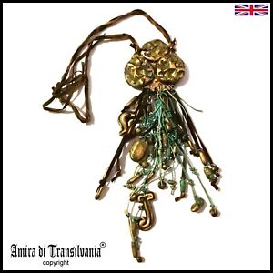 triskell celtic ethnic symbol viking triquetra amulet necklace fringe pendant