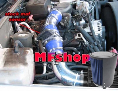 Filtro alto HS azul para 2 piezas 96-99 GMC K1500 Suburban 5,0 L 5,7 L kit de admisión de aire Foto 1 de 4
