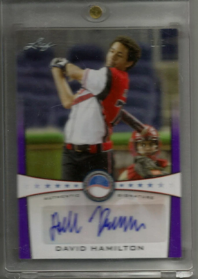 2013 Leaf Power Showcase David Hamilton 1/1 Auto Autograph  - Image 1 of 1