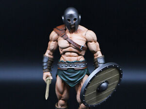 Combatant  Fight 4 Glory  Roman Gladiator Male Trainee Silver 1/12 Figure