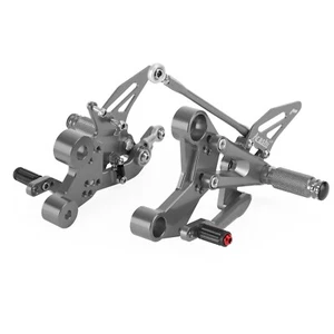 CNC Alu Fußrasten Fussrastenanlage grau für Duke 790 890 Bj. 2018 - 2023 - Bild 1 von 7