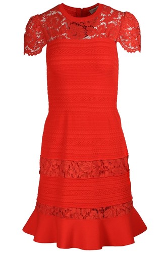 MINI ABITO PICCOLO VALENTINO ROSSO COTONE