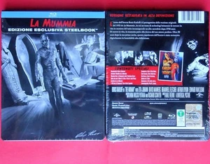 blu ray disc steelbook la mummia the mummy boris karloff alex ross rare metalbox - Picture 1 of 1