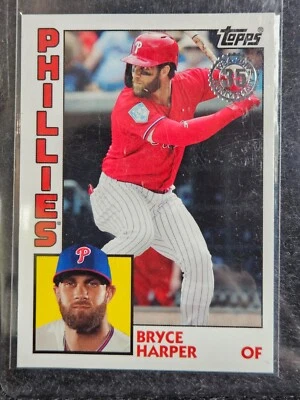 2019 Topps Update 1984 35th Anniversary Bryce Harper #84-38 Phillies  - Image 1 of 2