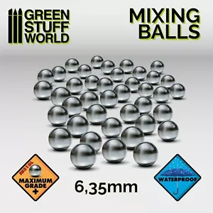 Mixing Stainless Balls 6.35mm Metal SS316L Stirring balls Modeling paint pots - Picture 1 of 3