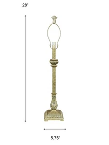 TB100181BA-DALE TIFFANY BUFFET LAMP BASE (REC-8" FABRIC SHADE ) - Picture 1 of 2