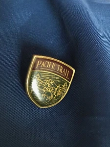 80's Pacific Trail lapel pin. Great for hats, bags, etc as a vintage piece.  - Picture 1 of 4