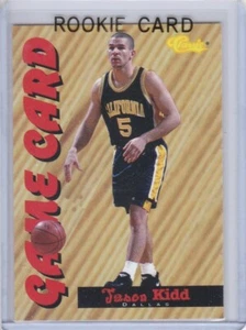 JASON KIDD ROOKIE CARD 1994 Classic GAME CARD RC Basketball Cal Dallas Mavs RARE - Picture 1 of 2
