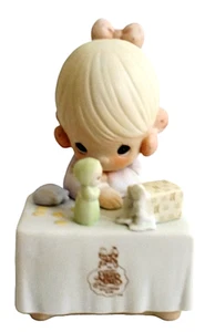 Precious Moments My Happiness 1981 Charter Member 1989 símbolo con caja C0110 raro - Imagen 1 de 12