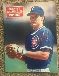 Beckett Baseball Card Monthly Issue #65 August 1990 Ryne Sandberg on Cover - Picture 1 of 2