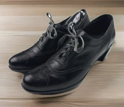 Botas con cordones de cuero Naot de colección punta de ala de cachemira para mujer talla 39 (8,5 EE. UU.) negras Foto 1 de 4