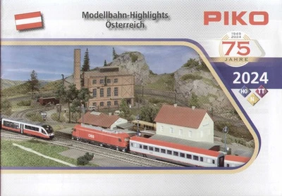 catalogue PIKO 2024 75° - model railway highlight Austria HO TT N D BB - Image 1 of 4