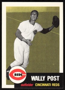 1991 Topps Archives 1953 #294 Wally Post - FREE SHIPPING - Picture 1 of 2