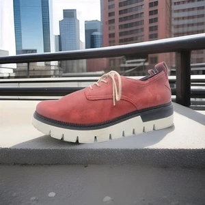 Mens Caterpillar Inc CAT EASE Comfort Low Top Work Shoes Brick Red Size 8W - Picture 1 of 7