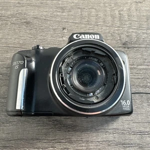 Canon Powershot SX170 IS 16MP 16X Zoom Digital Camera Powers On LENS ERROR - Picture 1 of 5