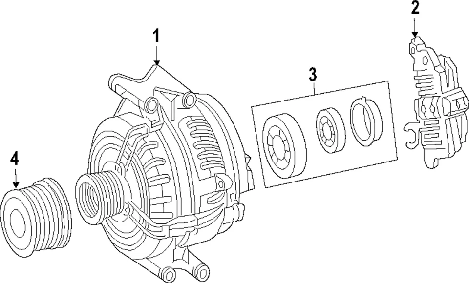 Regulador de voltaje original Mercedes-Benz 004-154-25-06 Foto 1 de 1