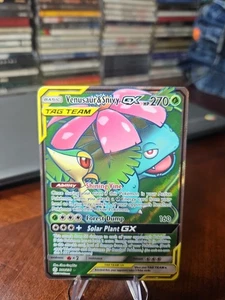 Venusaur & Snivy GX (Full Art) 210/236 Sm-Cosmic Eclipse Holo - Bild 1 von 10