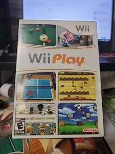Videojuego Nintendo Wii Play completo en caja en caja original - Imagen 1 de 3