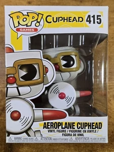 VAULTS Funko POP! Games #415 Aeroplane Cuphead, 2018 In Protector, Neu - Bild 1 von 7