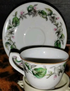 Craftsman China Teacup Cup & Saucer Set Japan Floral HTF - Picture 1 of 10