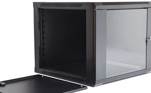 Adastra RC9U600 Rack Cabinet 9U x 600mm Deep With Glass Door, Lock And 2 Keys - Picture 1 of 6