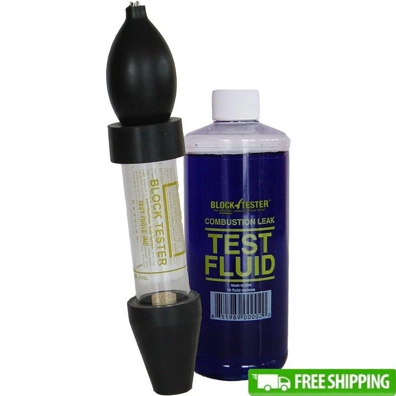 BT-500 Combustion Leak Test Kit Complete Fluid Blown Head Gasket Diagnostic Tool - Image 1 of 1
