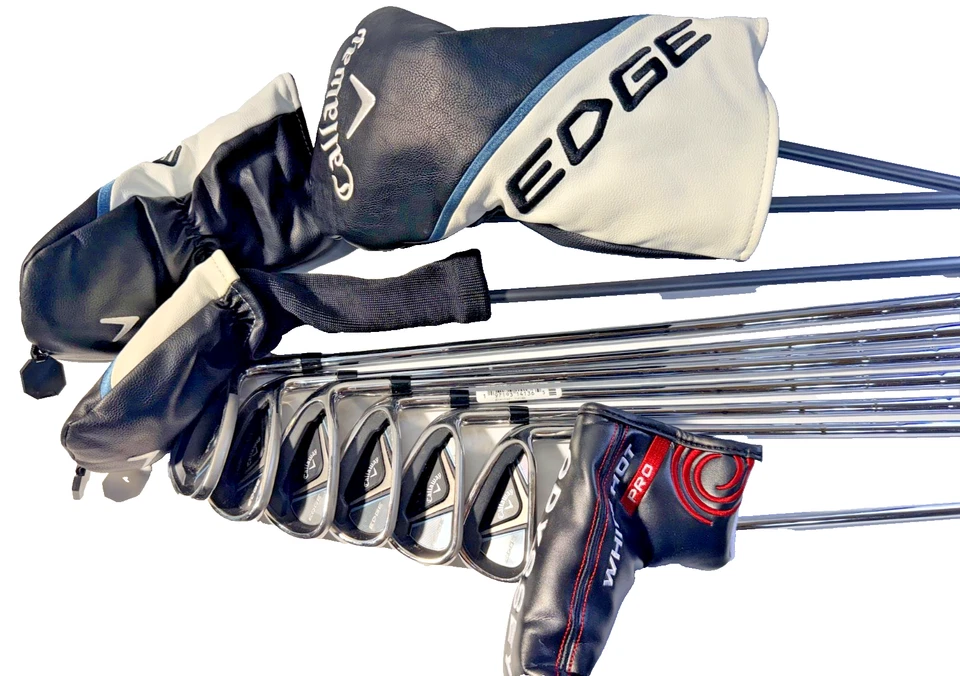 Полный комплект драйверов Callaway Edge из обычной стали 10 клюшек 3 Вт гибридный паттер под правую руку - Изображение 1 из 4