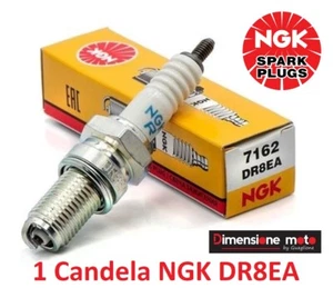 7162 - 1 Candela NGK DR8EA per HONDA FT 500 Ascot dal 1982 >1983 - Foto 1 di 1