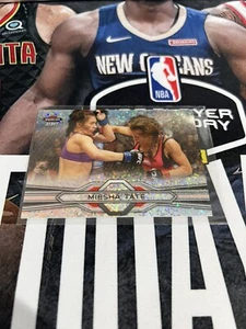 UFC Topps Finest #71 Miesha Tate Diamond Refractor debut novato - Imagen 1 de 2