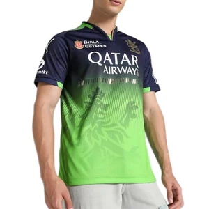 IPL 2025 Royal Challenger Bangalore Official Fan Jersey RCB Fan Jersey - Picture 1 of 5