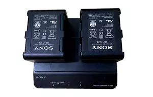 Sony BC L90 Dual Akku Ladegerät + 2 x Sony BP FL75 Akkus - Bild 1 von 4