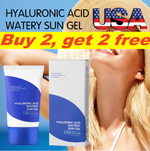 Isntree Hyaluronic Acid Watery Sun Gel SPF50+ PA++++ 50ml 1.69 Fl Oz USA~
