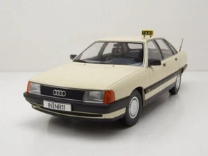 Audi 100 C3 - 1989 - "Taxi" Triple9 1800355 Modellauto 1:18 Neu OVP - Picture 1 of 9