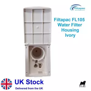 Filtapac Caravan Water Inlet Housing Filter Carver Replacement IVORY FL105 - Picture 1 of 6