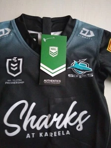 CRONULLA SHARKS NRL CLASSIC INFANT TODDLER JERSEY Size T0 Brand New With Tags - Picture 1 of 3